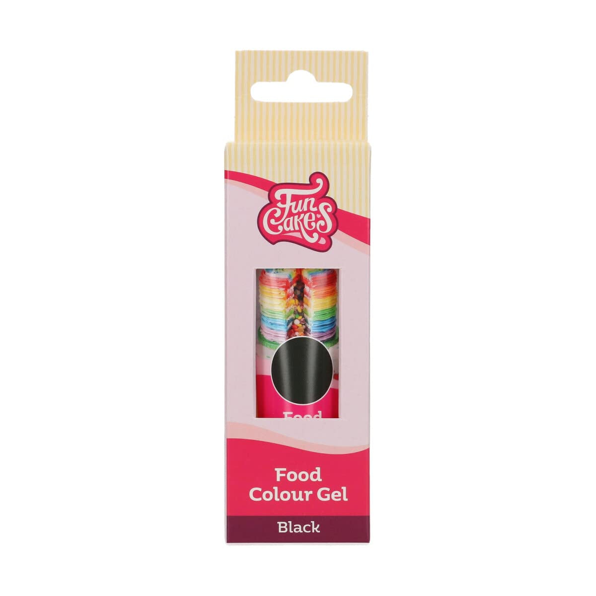 Colorante alimentare Funcakes, gel nero: colorante alimentare altamente concentrato per pasta, panna, fondente e marzapane. Dosaggio facile. Una sola goccia per creare colori vivaci. Halal. 30 g.