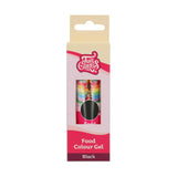 Colorante alimentare Funcakes, gel nero: colorante alimentare altamente concentrato per pasta, panna, fondente e marzapane. Dosaggio facile. Una sola goccia per creare colori vivaci. Halal. 30 g.