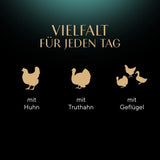 Sheba Portion Pouches Cibo umido per gatti, confezione multipla di gelatina di tacchino e pollo fresca e raffinata, 6x6x50 g - Cibo per gatti in gelatina di tacchino e pollo di alta qualità