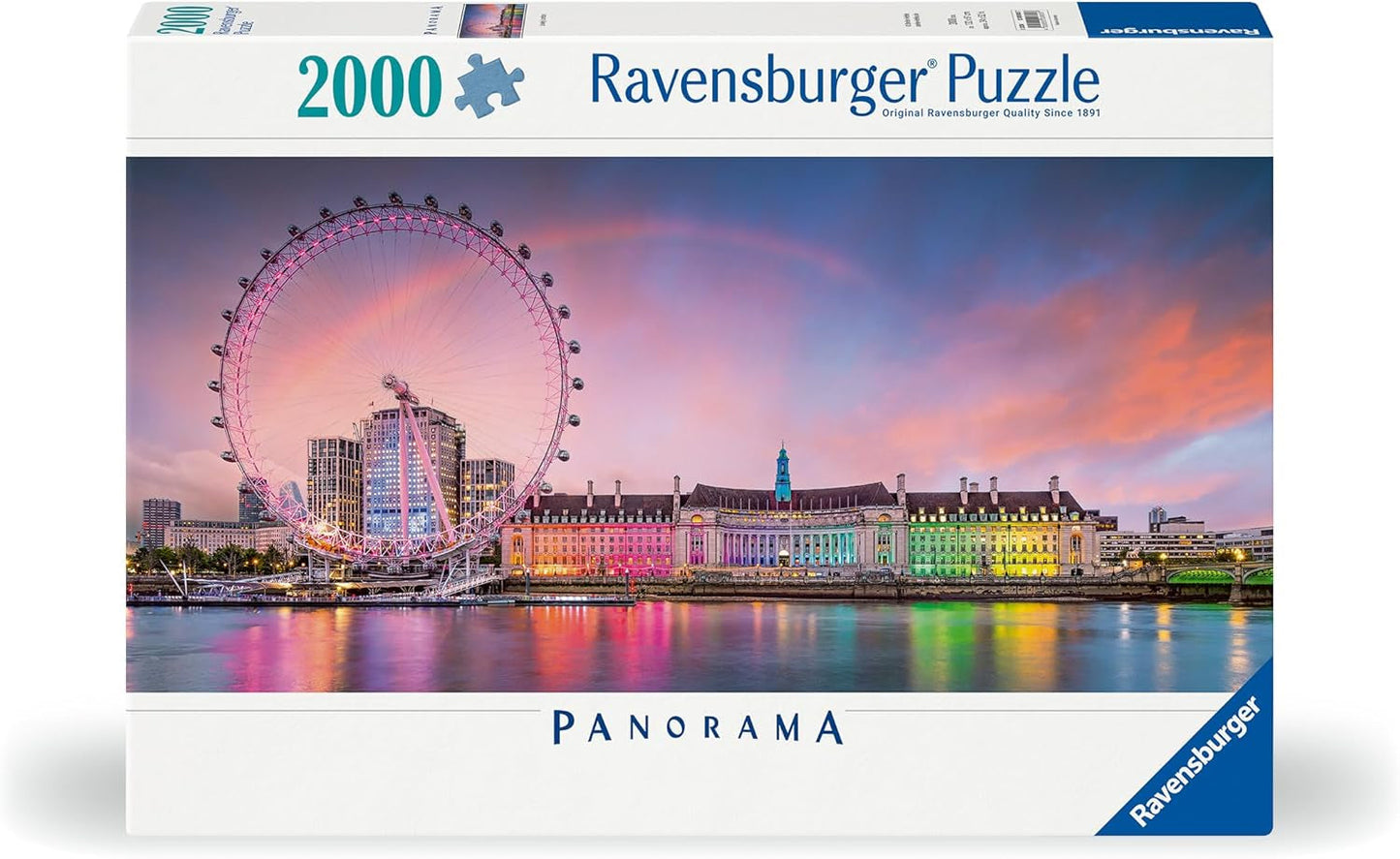 Ravensburger Puzzle 12000805 - Londra Colorata - Puzzle da 2000 pezzi per adulti dai 14 anni in su Puzzle Naty Shop