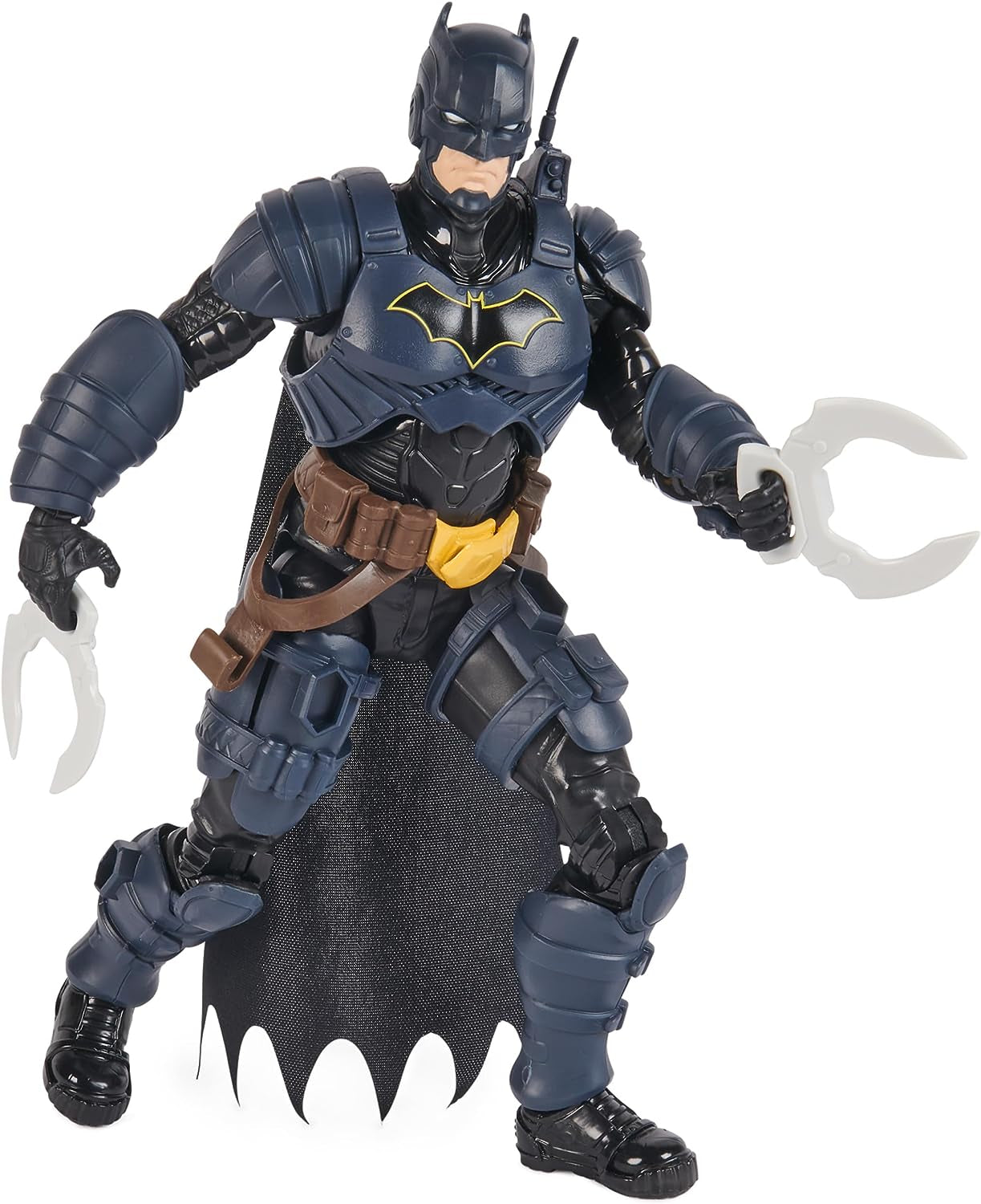 Action figure DC Batman Adventures, 30 cm - Con 16 pezzi di equipaggiamento e completamente mobile per emozionanti avventure e acrobazie ricche di azione, giocattolo per bambini dai 3 anni in su Action figure Naty Shop Single