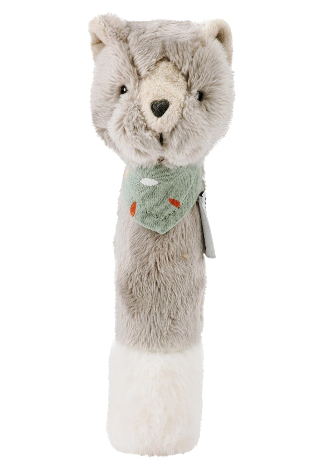Gatto Sterntaler Lilly - Giocattolo per bambini in morbido pile - Giocattolo da afferrare per neonati - Primi tentativi di afferrare e giocare, grigio Bebe Toys Naty Shop