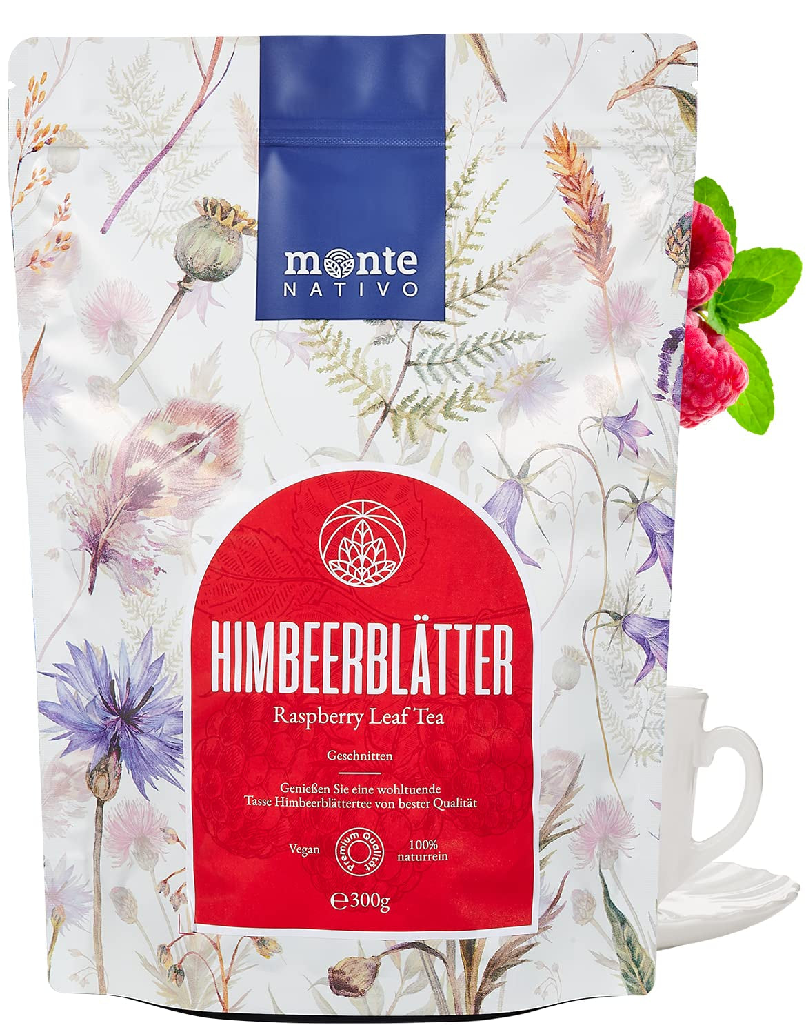 Monte Nativo Ceremonial Matcha Powder (40g) - perfetto per tè matcha, latte macchiato e frullati - tè verde dal Giappone - grado cerimoniale, in scatola di metallo - puro al 100%, senza glutine, macinato finemente