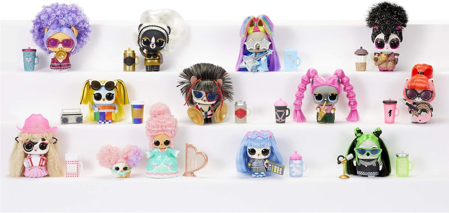 LOL Sorpresa! 567080E7C Remix Pets - Oggetto da collezione - 9 sorprese con peli naturali, accessori e testi a sorpresa