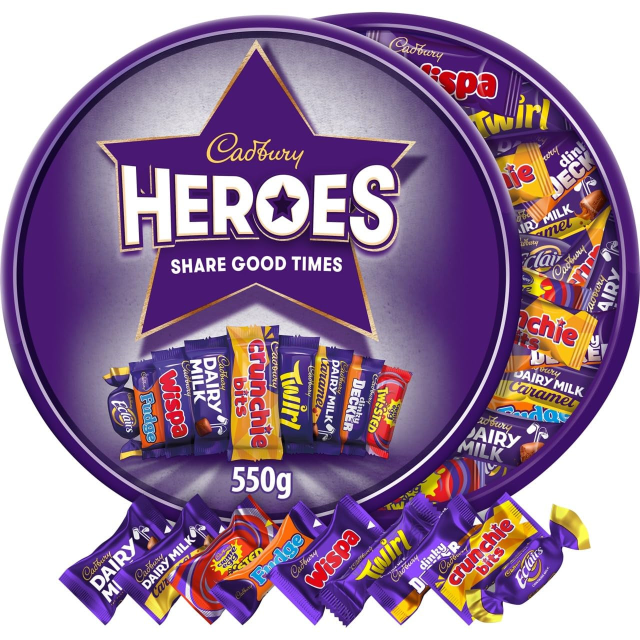 Scatola di cioccolatini Heroes 550g