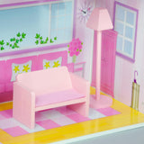 Casa delle bambole gigante Small World di Olivia, grande casa delle bambole in legno con mobili e accessori, casa delle bambole a 3 piani per bambini, casa delle bambole per bambole da 12 pollici, 3 anni + Naty Shop Dollhouses