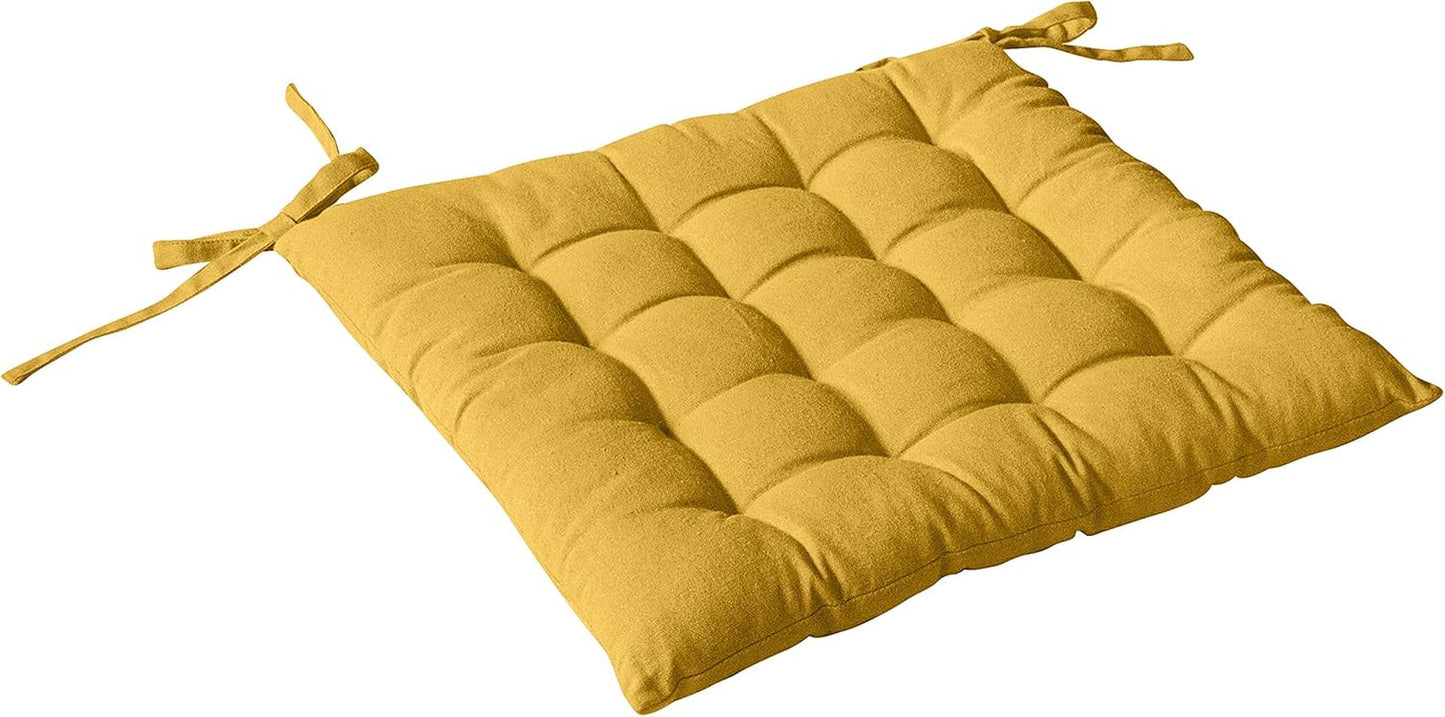 Trapunta con 4 pompon, juta, 90 X 190 Cm, argilla, 2007AGCHLJT090190, 90 X 190 Cm Trapunte e trapunte Naty Shop Giallo