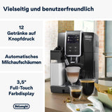 De'Longhi Dinamica Plus ECAM 370.70.B Macchina per caffè espresso completamente automatica con sistema LatteCrema, cappuccino ed espresso, touch screen a colori TFT da 3,5 pollici e controllo app, funzione caffè, nero