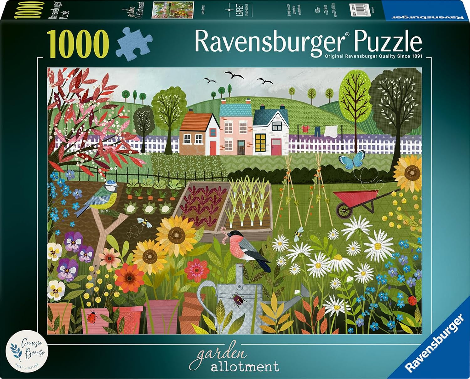 Ravensburger Puzzle 12001178 - Garden Allotment - Puzzle da 1000 pezzi per adulti e bambini sopra i 14 anni Puzzle Naty Shop