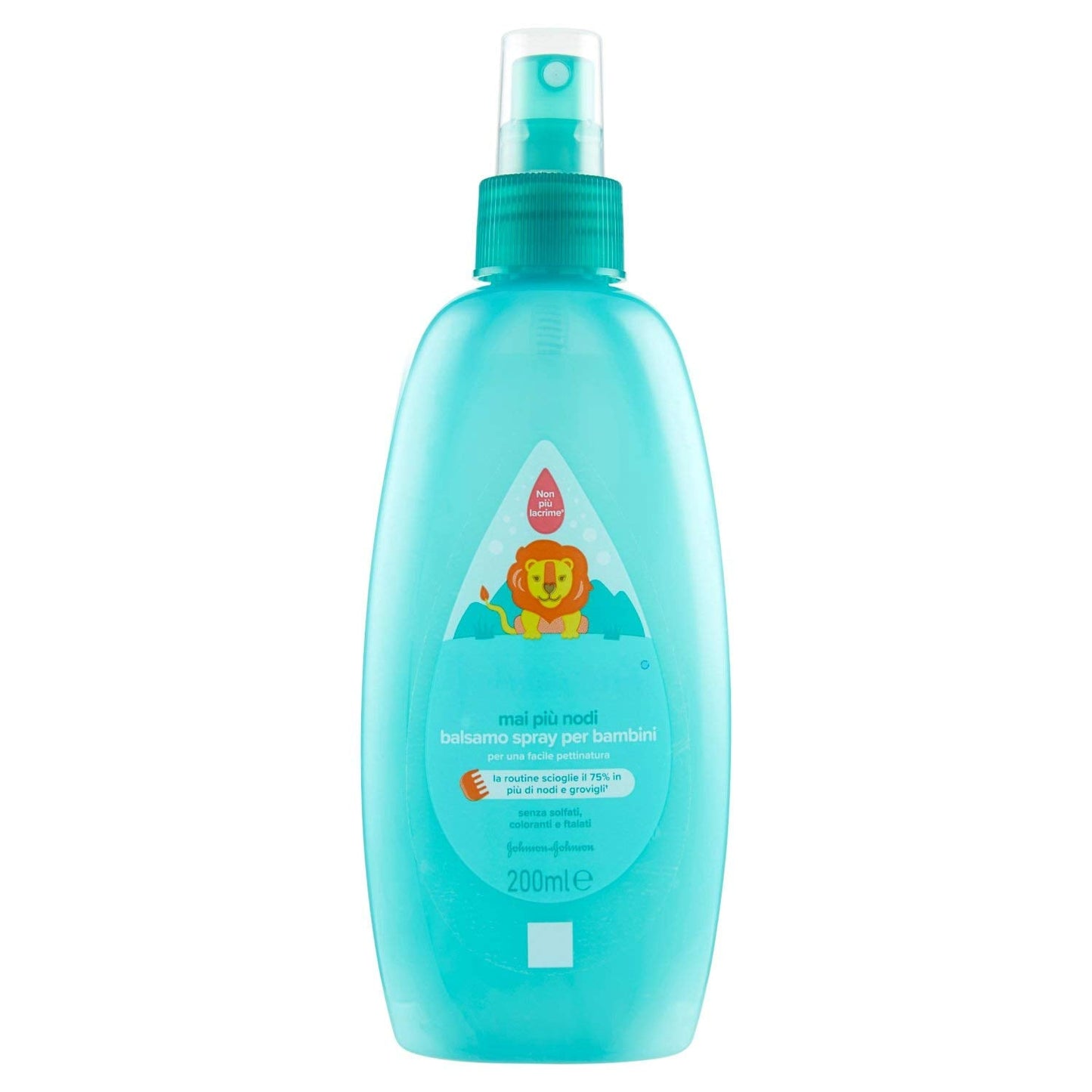 Spray per bambini, no nodi, districante, senza strappi, anche per capelli lunghi o ricci, 200 ml Naty Shop prodotti districanti per capelli 200 Ml (1 confezione)