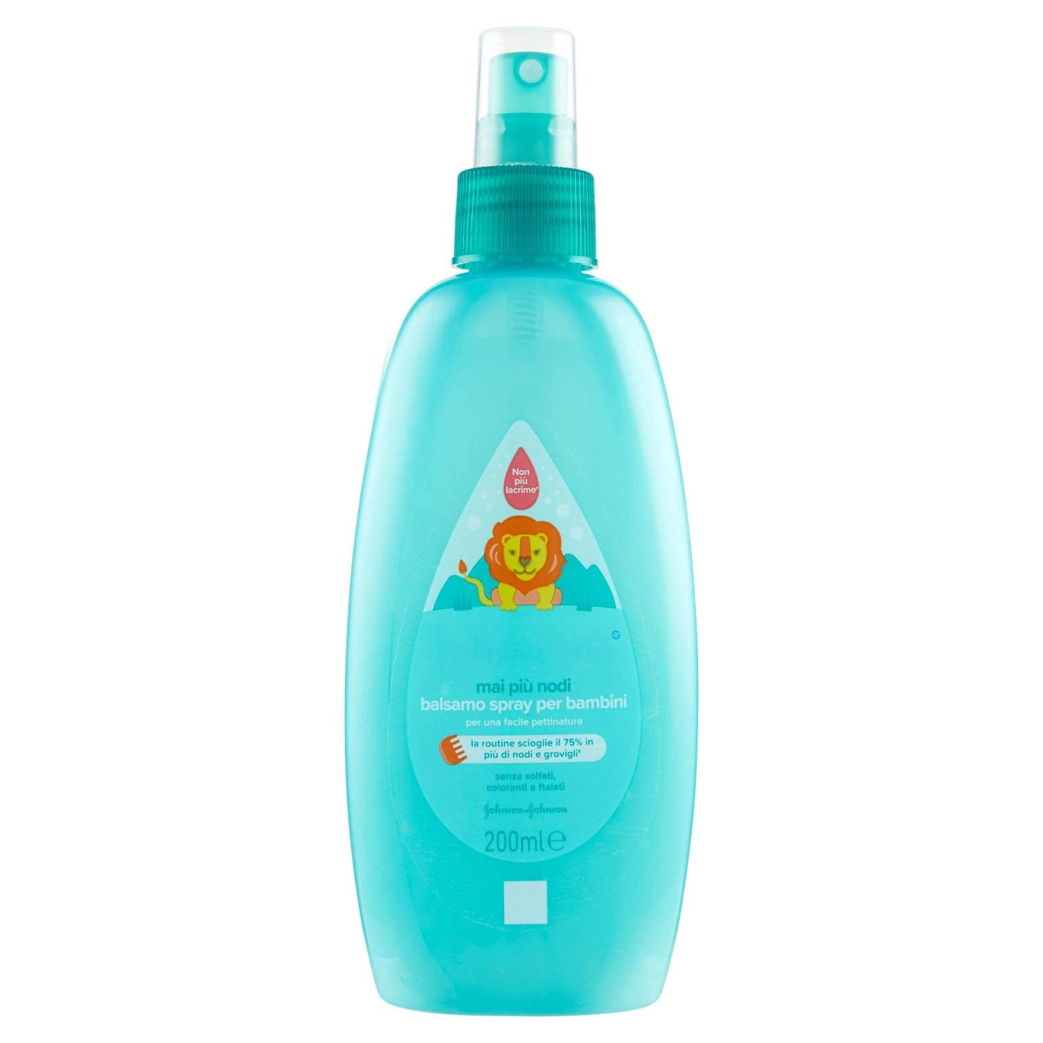 Spray per bambini, no nodi, districante, senza strappi, anche per capelli lunghi o ricci, 200 ml Naty Shop prodotti districanti per capelli 200 Ml (1 confezione)