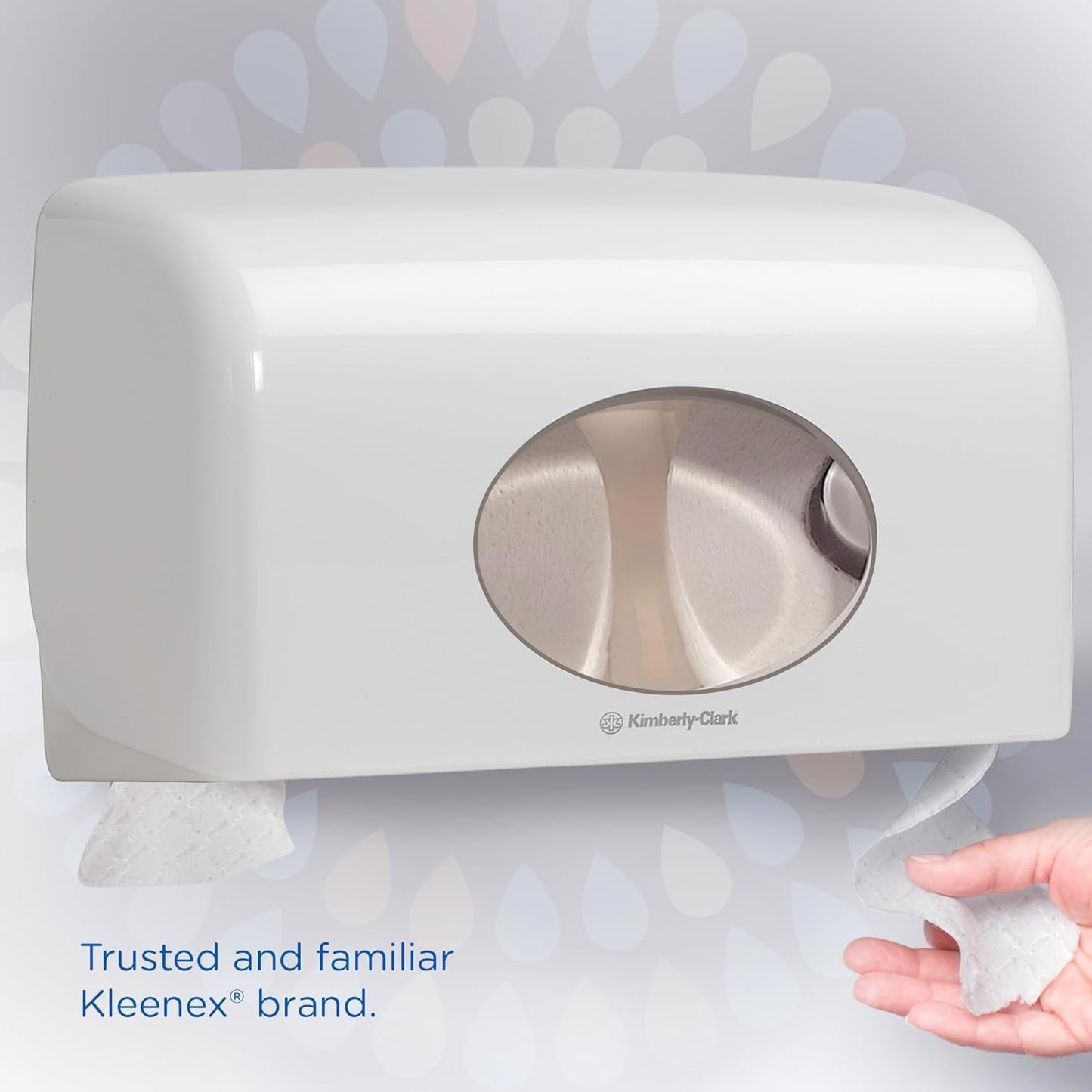Rotoli di carta igienica Kleenex Premium 8484, carta igienica 24 rotoli x 160 fogli gonfiati, carta igienica a 4 veli, fibra pura al 100%, alta qualità, resistente agli strappi e morbida (confezione da 2)
