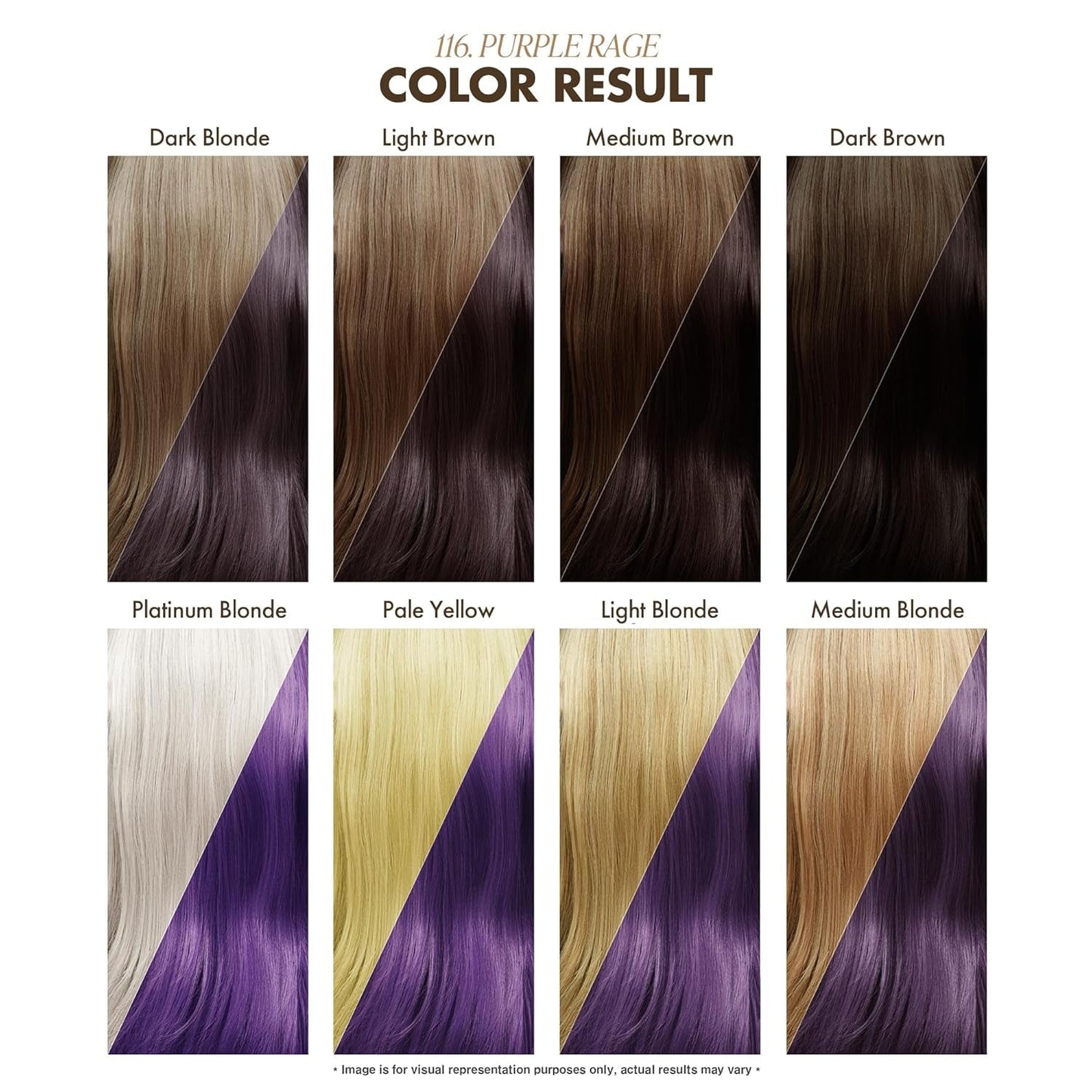 Colore Purple Rage 4Oz, 118,3 Ml (confezione da 1) Tinture per capelli Naty Shop