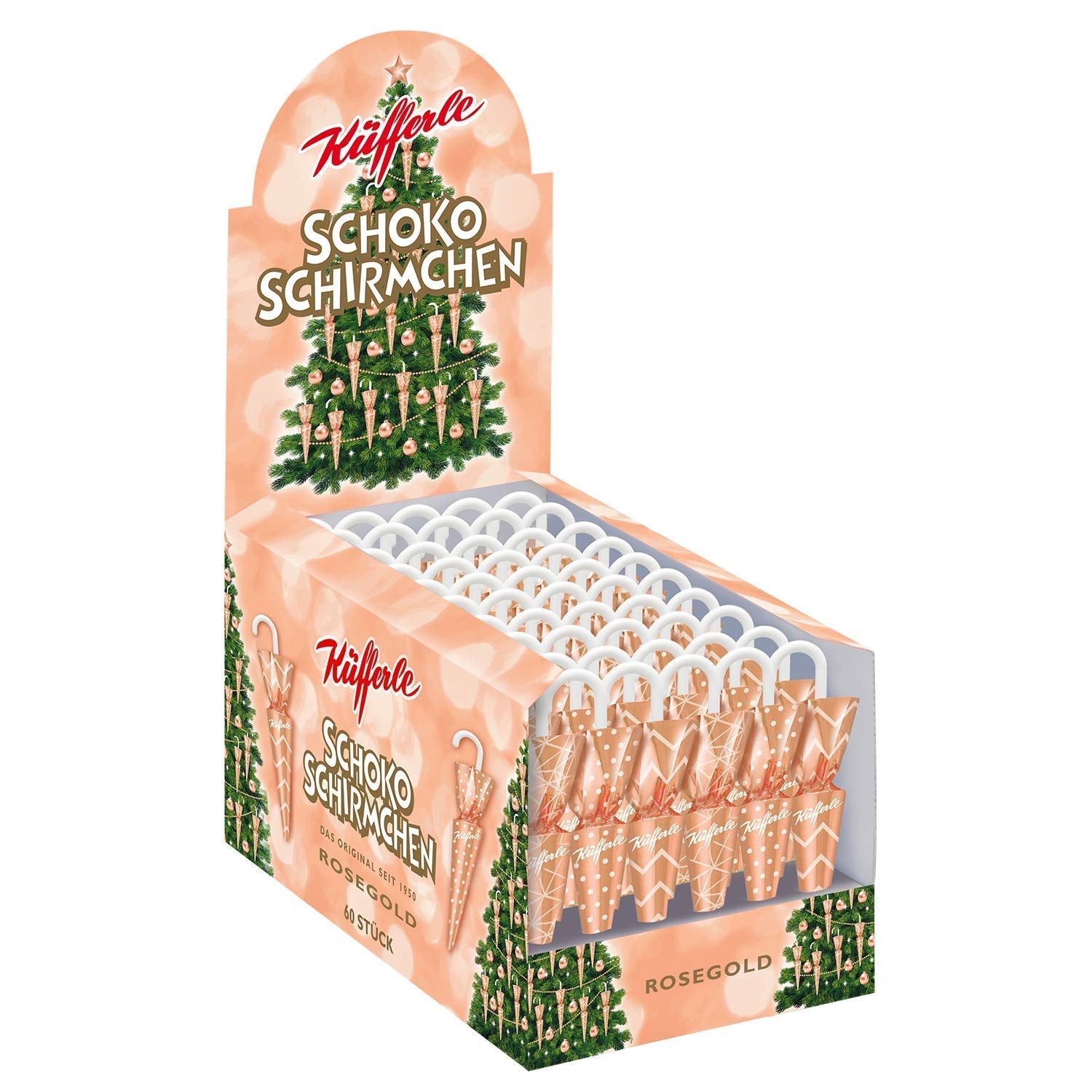 Ombretti di cioccolato Küfferle Polar Silver 810g (60 pezzi)