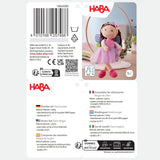 Vestiti per bambole HABA Fairy Magic - Set da 2 pezzi per bambole da 18 mesi in su (30 cm) - Abito in tulle con ali, fascia per capelli con fiori inclusa - 1306243001