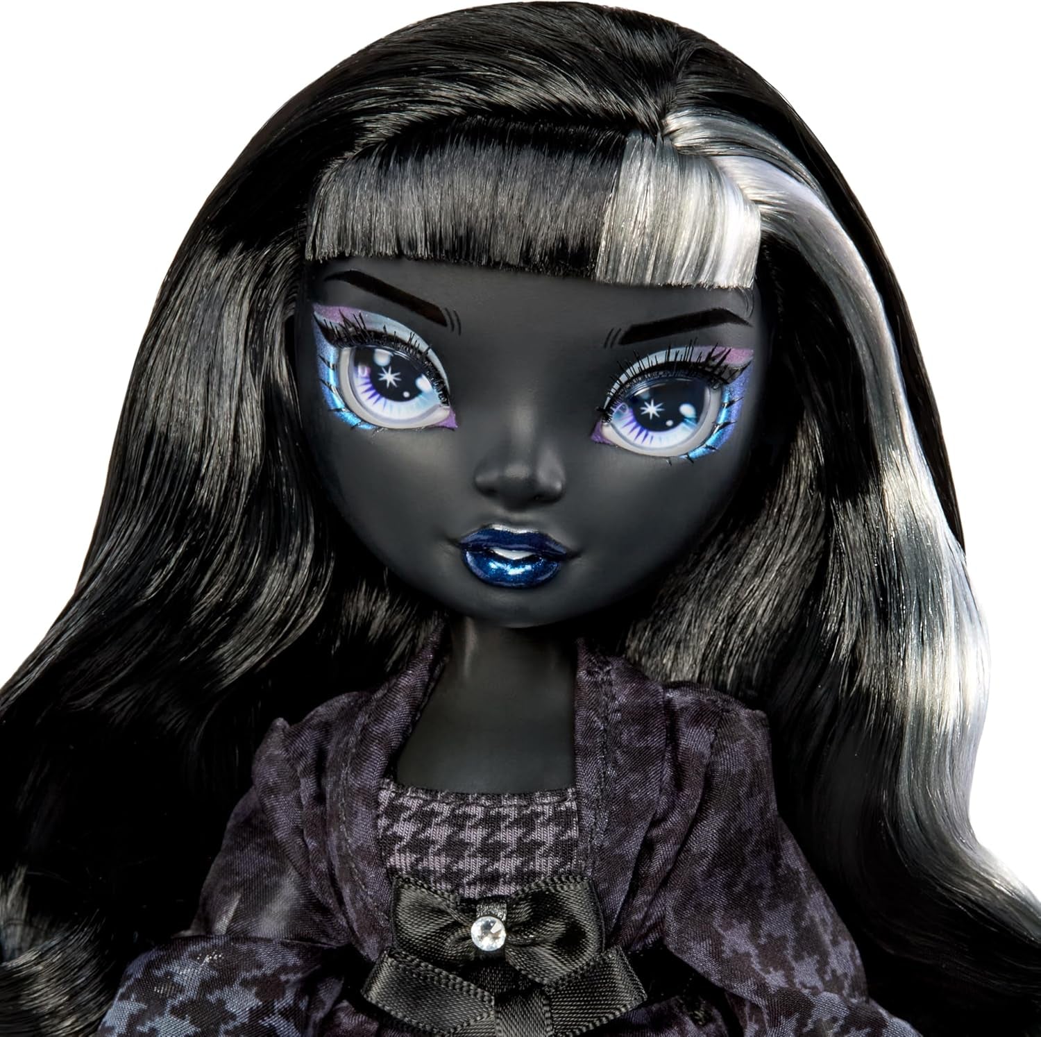 Rainbow High Shadow High Girl's Night - Shanelle Onyx - bambola fashion da 28 cm nei toni del grigio, capelli neri e completo con accessori e pettine - Per collezionisti e bambini dai 6 anni in su