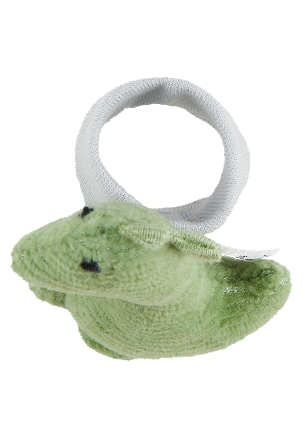 Sterntaler Dino Rexi Sonaglio da braccio - Sonaglio da braccio morbido e morbido - Sonaglio da mano per bebè con cinturino elastico - Giocattolo per bambini per giocare, abbraccio e sonaglio, Verde pietra Giocattoli per bambini Naty Shop