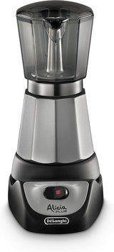 De'Longhi Alicia Plus EMKM6.B Moka (ruotabile a 360°, 550 W) Argento-Nero