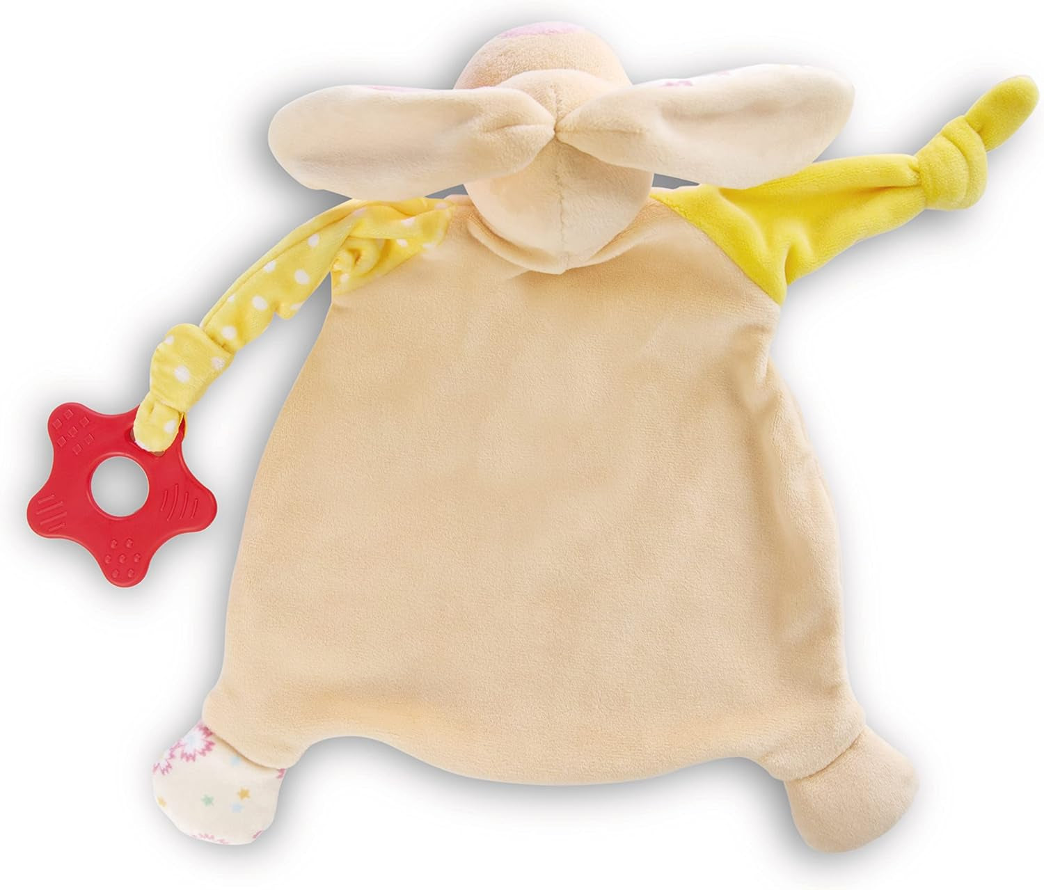 Peluche coniglietto NICI con anello da dentizione e ciuccio 25x25 cm