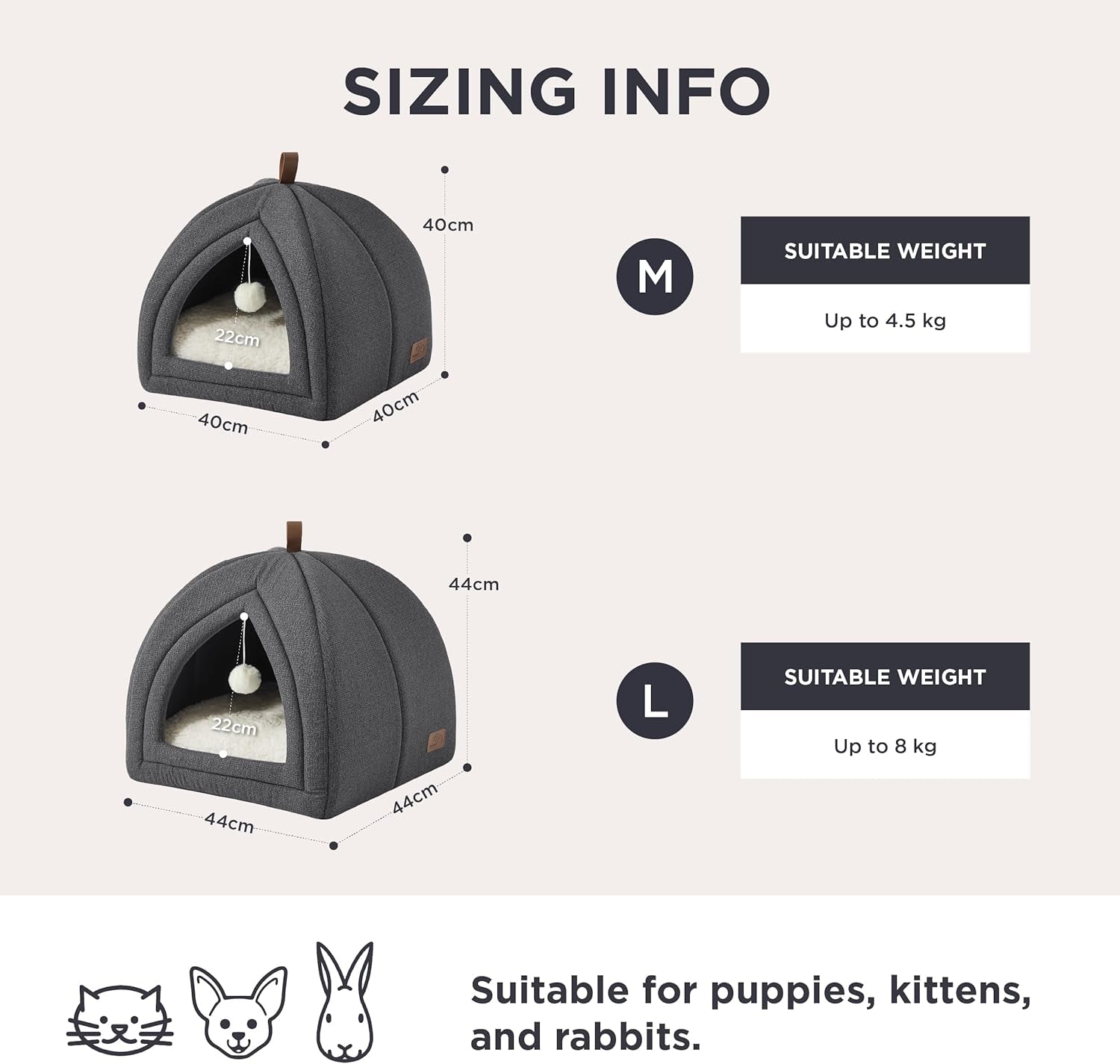 Coperte e Arredi, Animali Domestici, Grotte e Casette, Gatti, Letti per gatti, Gatti - Letti, materassi