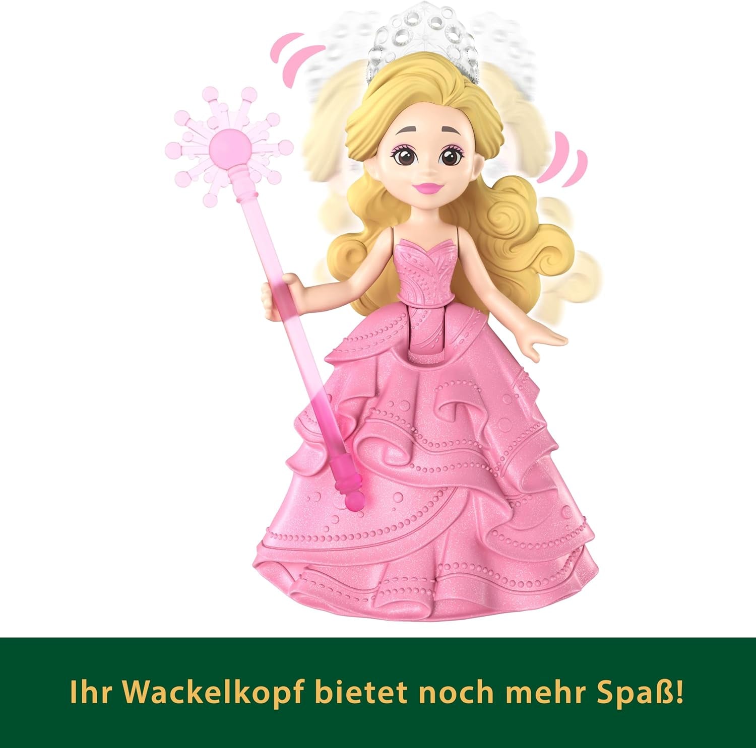 Mattel Universal Pictures Evil Glinda Bolla Galleggiante, Mini-Bambola e Veicolo Glinda Ispirata al Film Familiare, JFM25, [Multicolore]