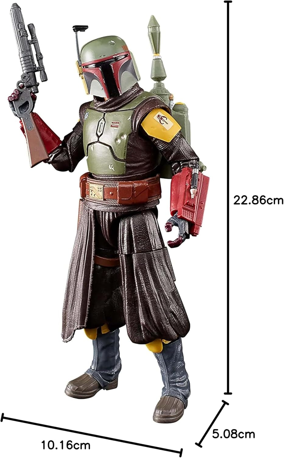 Star Wars Hasbro Black Series Boba Fett (Sala del Trono): Figura da collezione Il Libro di Boba Fett, per bambini dai 4 anni in su, Multi, Action Figure da 15 cm di altezza Naty Shop