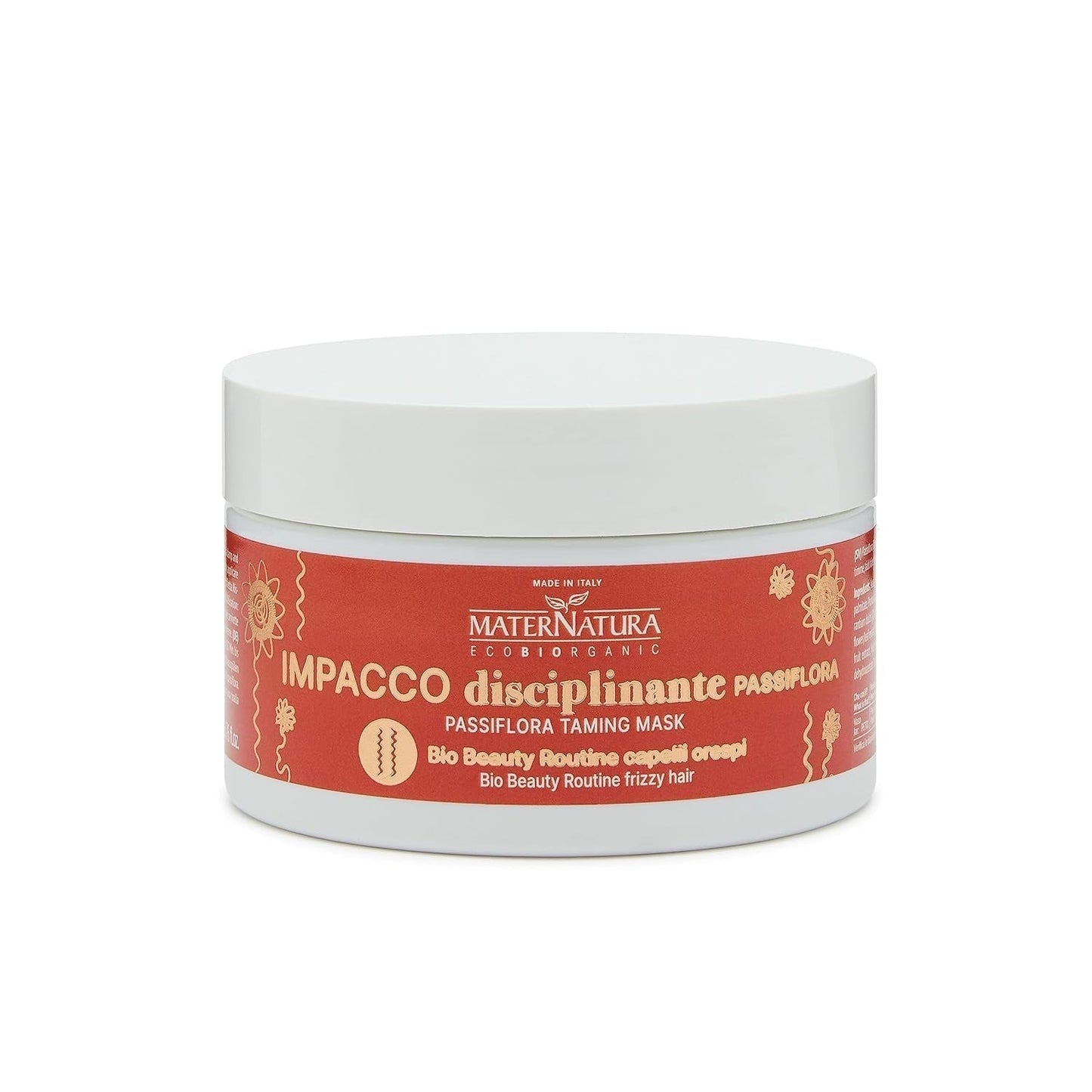 Maternatura Maschera per Capelli Ricci Ricci con Passiflora, Riparazione, Forza e Lucentezza per Ricci Perfetti, Beauty Routine Biologica per Capelli Ricci, Made in Italy - 100ml Naty Shop Hair Mask Default Title