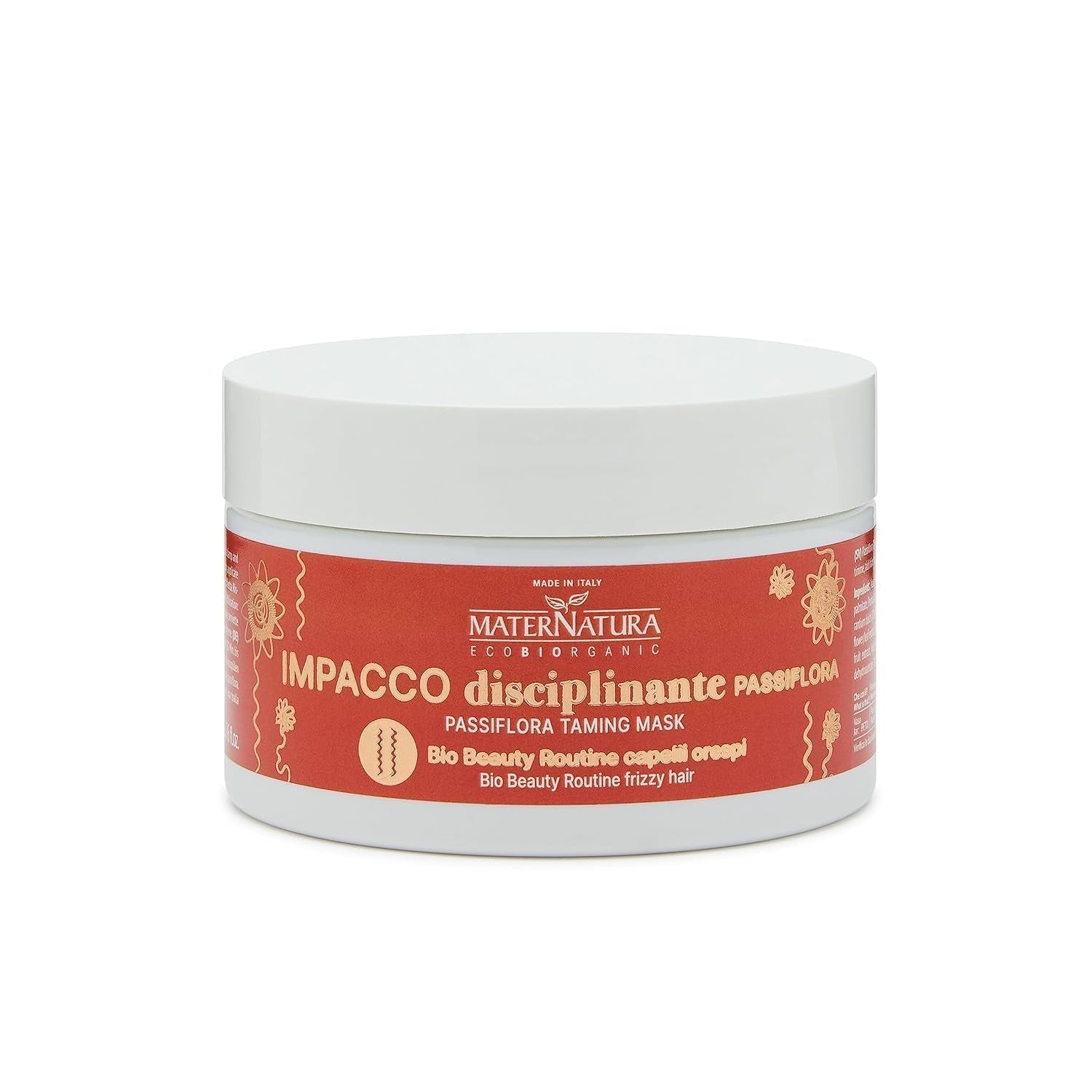 Maternatura Maschera per Capelli Ricci Ricci con Passiflora, Riparazione, Forza e Lucentezza per Ricci Perfetti, Beauty Routine Biologica per Capelli Ricci, Made in Italy - 100ml Naty Shop Hair Mask Default Title