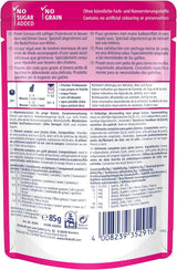 Vitakraft Poésie Délice, Junior, Cibo umido per gatti, Cibo umido in salsa, con tacchino, Confezione multipla, per gatti giovani, Senza zuccheri o cereali aggiunti (23 x 85g)