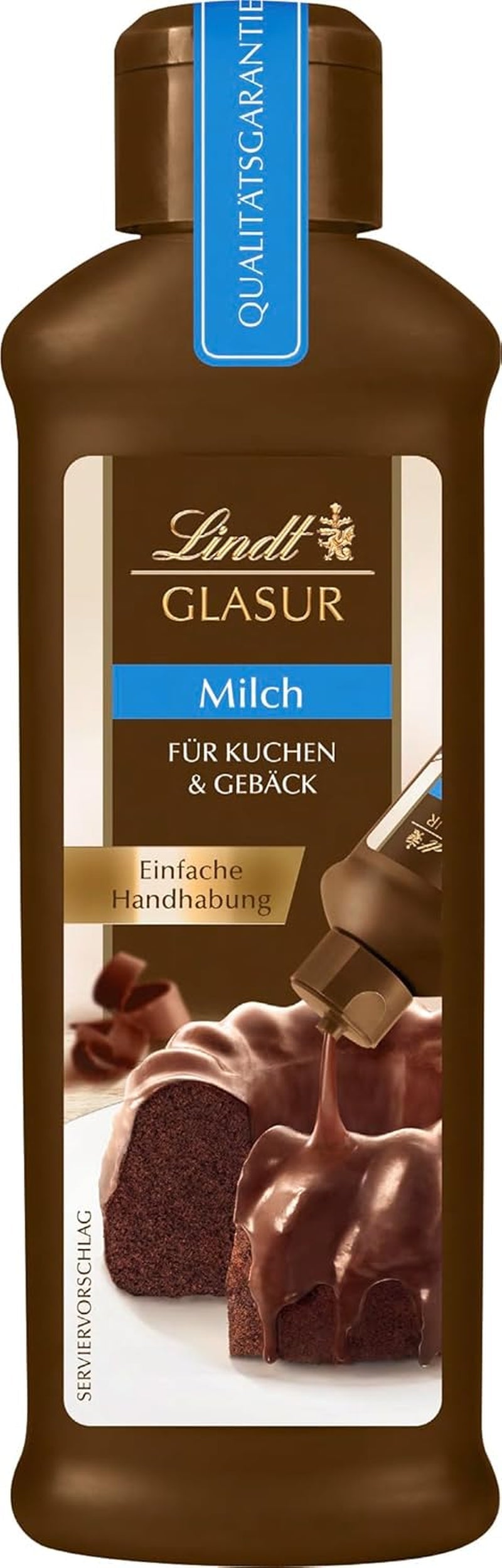 Lindt Schokolade - GLASUR Vollmilch | 10 X 200 G | Vollmilch Glasur Für Einen Feinen Überzug Bei Kuchen, Torten, Gebäck Oder Eis | VETRO | Backen | Schokoladengeschenk Smalti e Decori Naty Shop Titolo predefinito