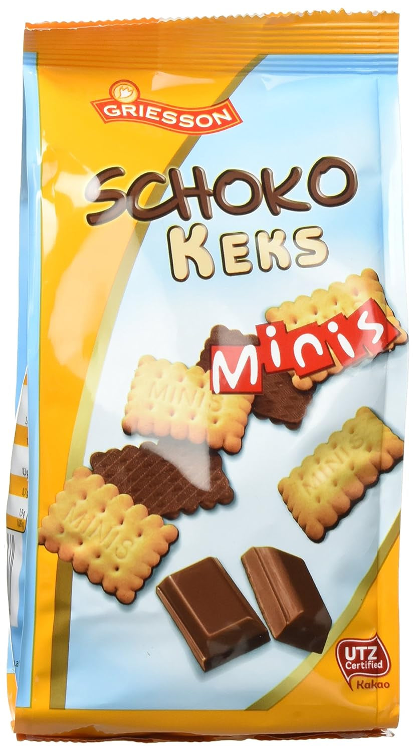 Mini Biscotti Al Cioccolato Griesson Confezione Da 12 (12 Buste X 125g)