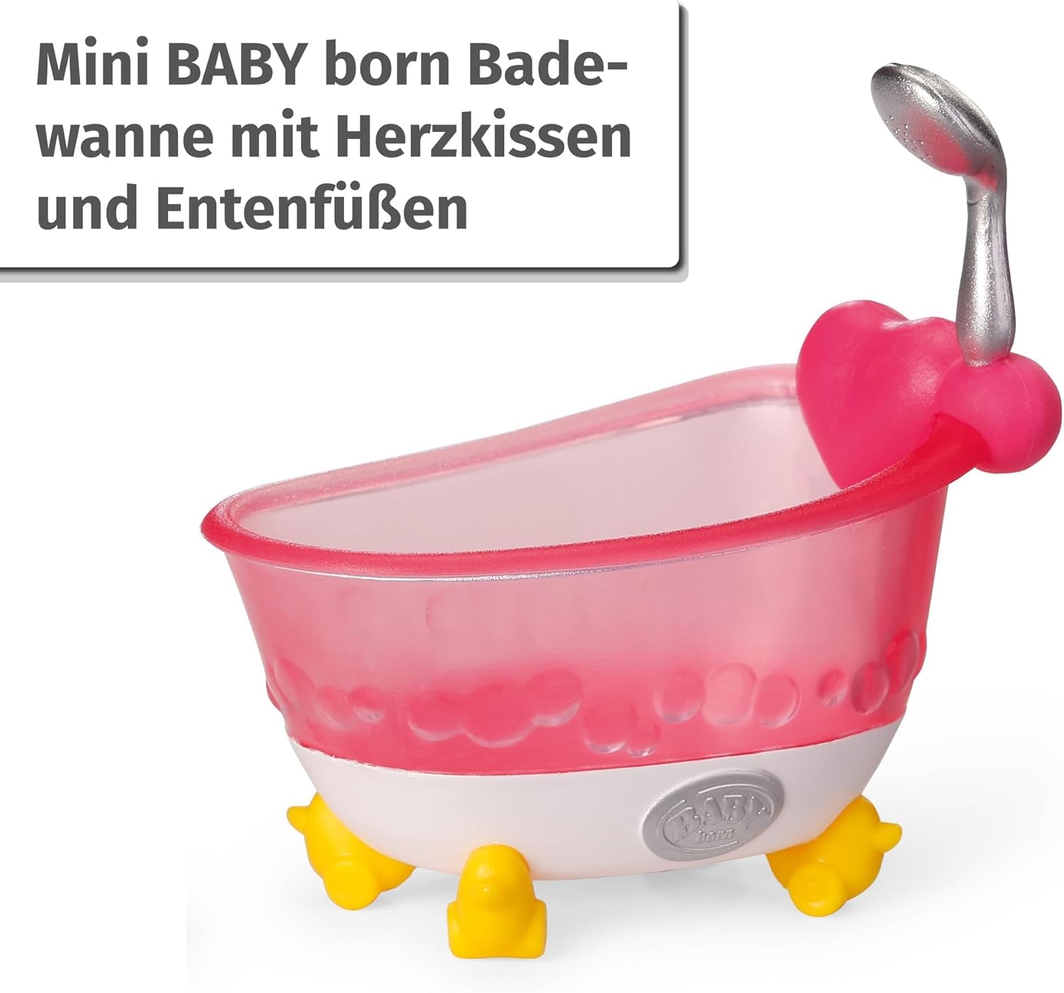 BABY Born Minis set da gioco vasca da bagno con bambola Minis Amy e papera, 906101 Zapf Creation Dolls Naty Shop