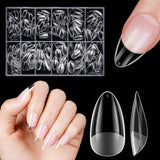 Unghie Artificiali Corte 500 Pezzi Punte Per Unghie In Gel Morbido Con Copertura Completa Per Unghie In Gel 12 Misure Punte Per Unghie Prelucidate Per Unghie In Gel Unghie Artificiali Corte Estensioni Per Unghie A Bara Con Scatola