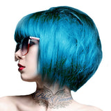 GO TOXIC Crema colorante semipermanente UV per capelli 100 ml (1 confezione) Naty Shop Tintura per capelli blu 1 pezzo (1 confezione)