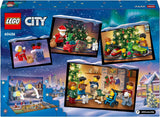 Calendario dell'Avvento LEGO City 2024, regalo dell'Avvento per bambini dai 5 anni, 24 sorprese, minifigure in tuta natalizia, Babbo Natale e la signora Babbo Natale, regalo di Natale 60436 Set da costruzione Besuche den LEGO-Store