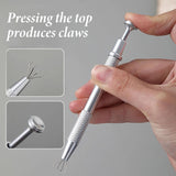100 pezzi di nail art con foro per piercing, accessori per nail art con foro per piercing, applicatore con pennello in spugna, disegno di rendering artistico, per modelli di nail art sfumati.
