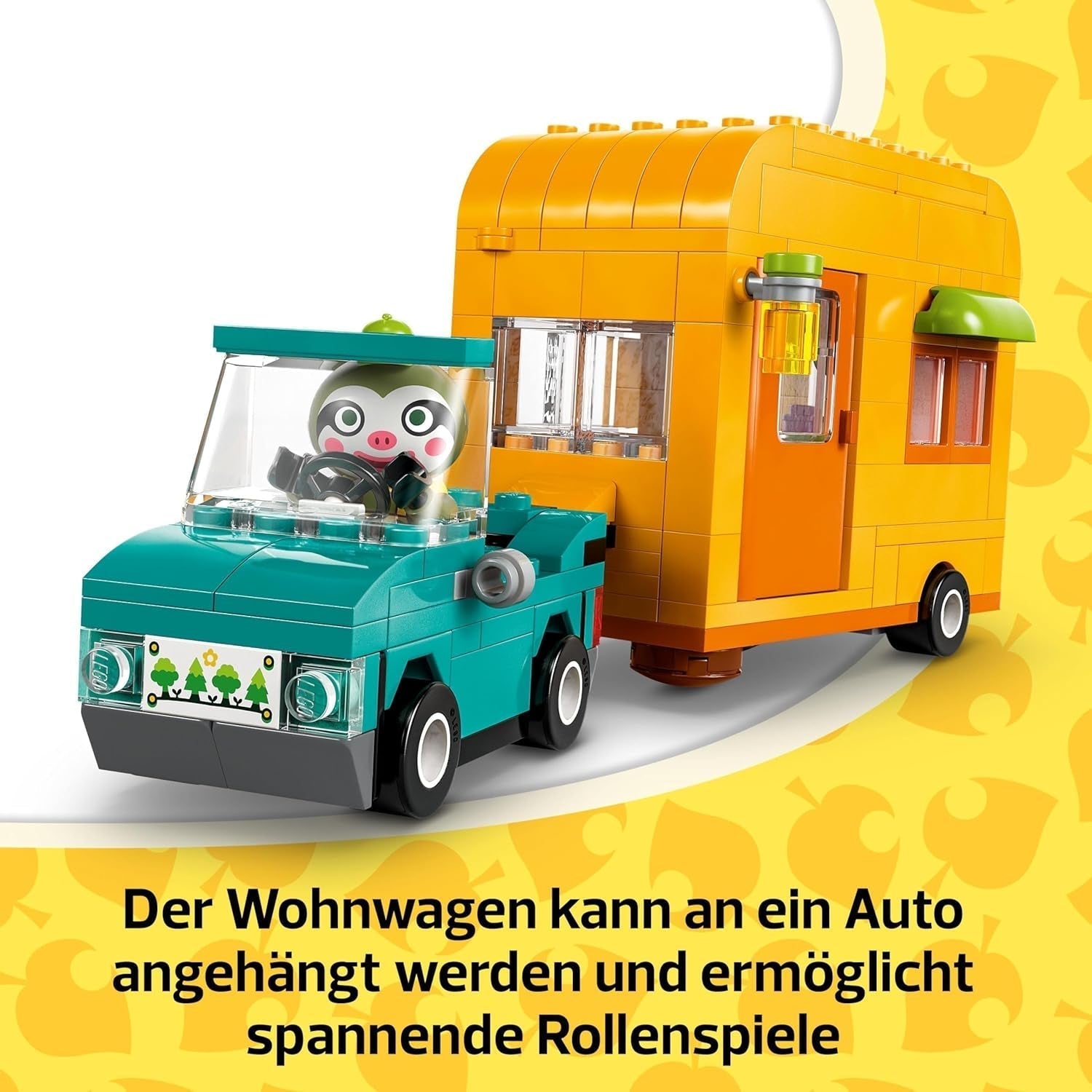LEGO Animal Crossing Caravan e Giardino di Gerd Set Gioco di Ruolo Auto Giocattolo per Bambini di 7 Anni Ragazze e Ragazzi Regalo Videogioco Giocattolo con Figure di Animali 77054 Set di Costruzioni Besuche den LEGO-Store
