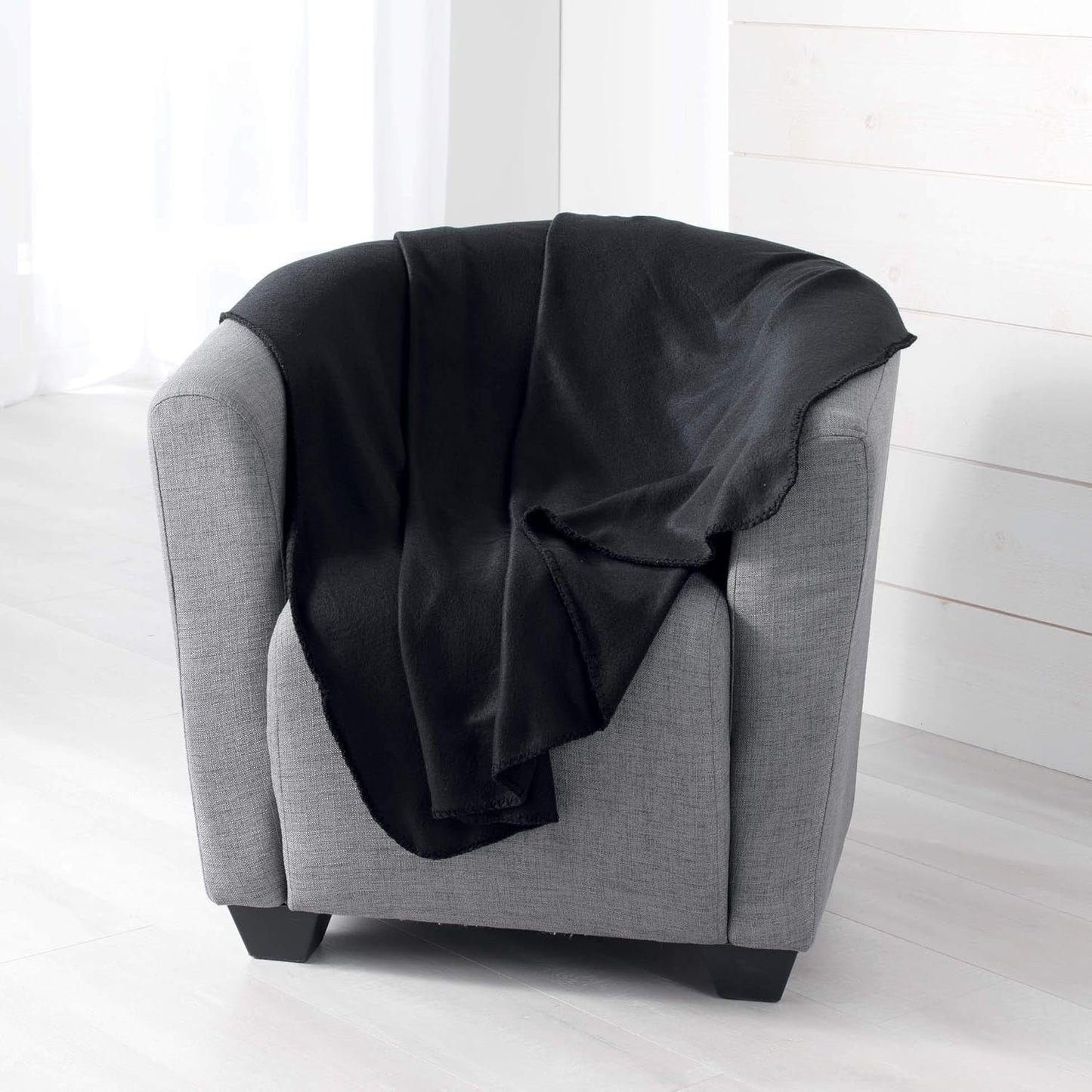 Douceur D'Intérieur, coperta in pile Milou rosa antico, 125 X 150 Cm Douceur d'Intérieur Letti e coperte Nero 125 X 150 Cm