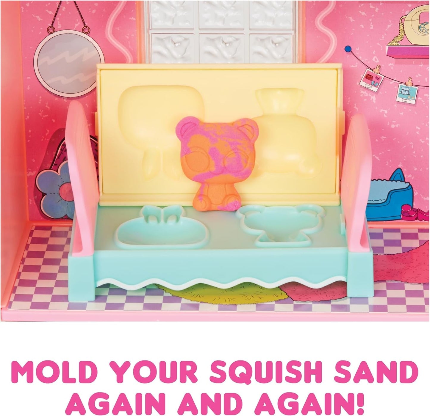 LOL Sorpresa! Magic House con Squish Sand e bambola da collezione Diva - Playset con bambola da collezione, Squish Sand, sorprese e accessori - Ideale per bambine dai 4 anni in su