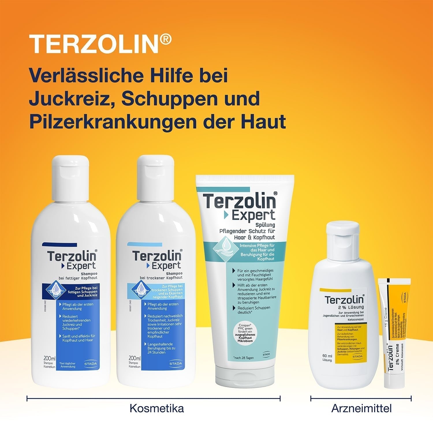 Terzolin Expert Shampoo per cuoio capelluto e capelli grassi, antiforfora, 200 ml Doccia e bagno Terzolin