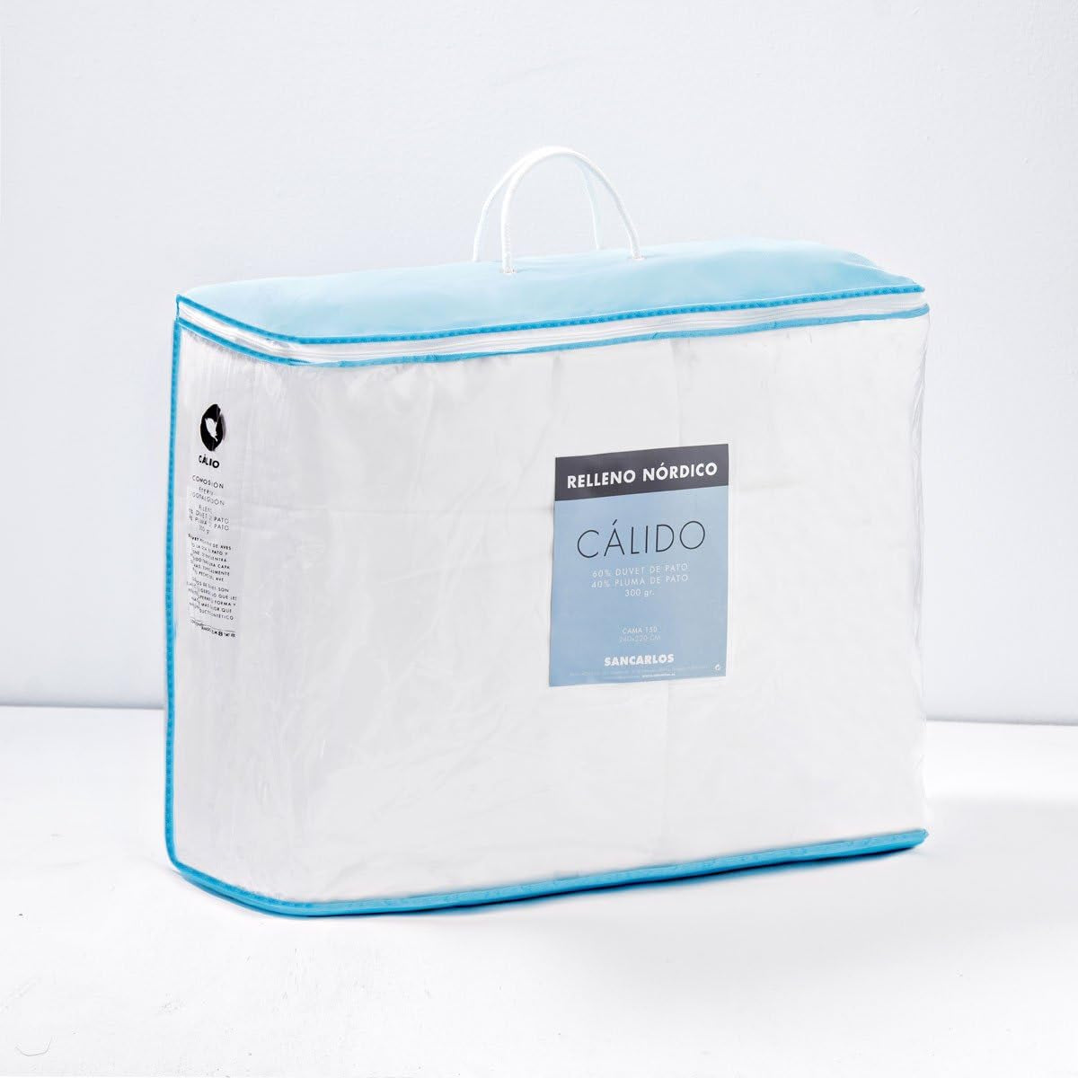 Piumino Sancarlos caldo 220X220 Cm bianco Piumini e Trapunte Naty Shop