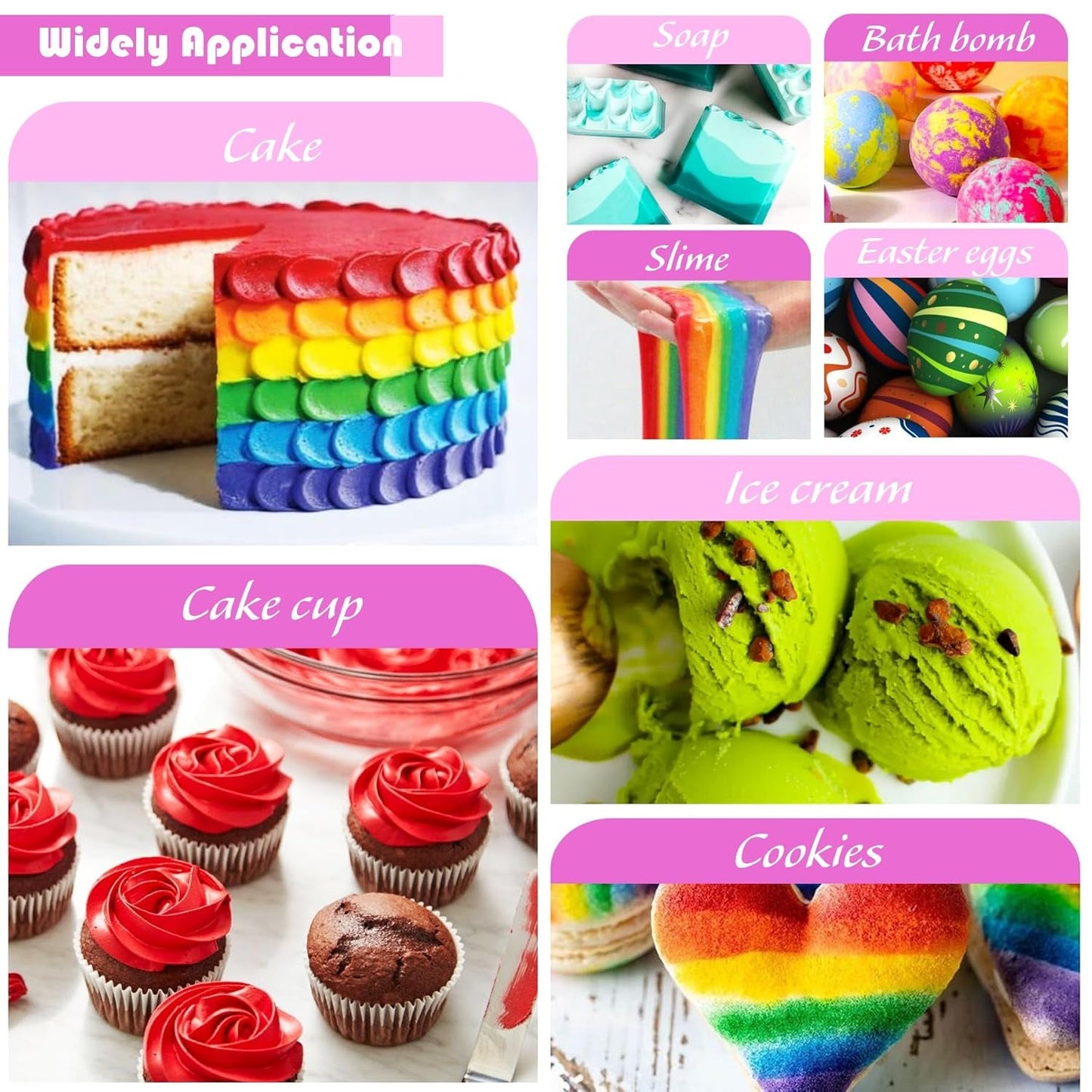 Colorante alimentare - Colorante alimentare liquido altamente concentrato per torte, prodotti da forno, uova di Pasqua, bevande - Colorante alimentare senza zucchero per fondente, glassa, slime, decorazione di torte (Red Velvet, 236 ml)