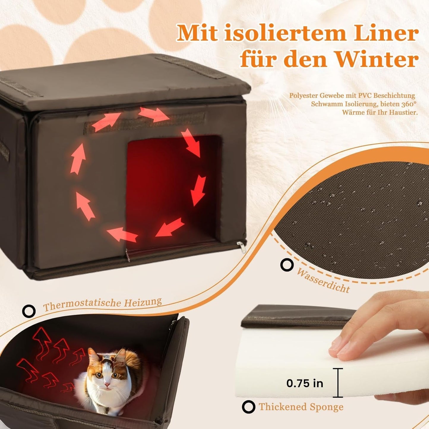Coperte e Arredi, Animali Domestici, Grotte e Casette, Gatti, Letti per gatti, Gatti - Letti, materassi