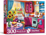 Trefl - Puzzle Easypiece: Mattina in Cucina - 300 Pezzi - Pezzi Grandi, Puzzle Facile, per Adulti e Bambini Puzzle 10+ Naty Shop Titolo predefinito