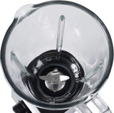 CR 4077 Robot da cucina con contenitore in vetro da 1,5 l, frullatore, mixer ad alta efficienza, mahlung, Eis-Zerkleinerung, Pulsfunktion, Edelstahlklingen, 2 Geschwindigkeiten, 1000W, Nero/Argento Kitchen Naty Shop