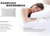 Biancheria da letto italiana MB Home Italia, cuscino, bioceramica, grigio chiaro, 45 x 75 cm Naty Shop cuscini standard
