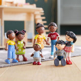 HABA 306696 - Set da gioco Little Friends Family Time, accessori flessibili per bambole, dai 3 anni in su