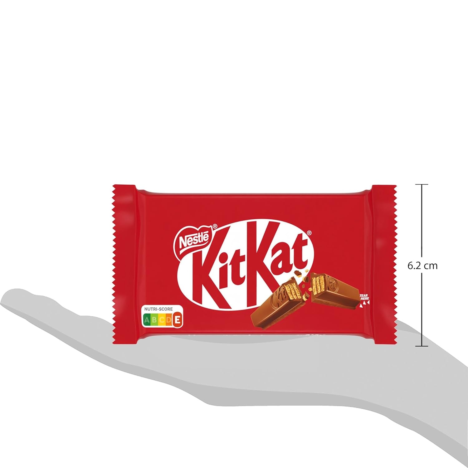 Nestlé KitKat Barrette di cioccolato classiche Barrette di wafer croccanti al cioccolato al latte Confezione da 24 (24 x 41,5 g)