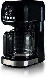 Ariete Moderna 1396 Macchina per caffè espresso con filtro per preparare caffè americano Fino a 15 tazze Caraffa in vetro Piastra riscaldante Display LCD Filtri rimovibili e lavabili Bianco