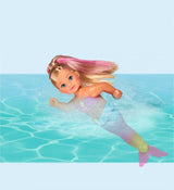 Simba 105733318 - Evi Love Swimming Sirena, Evi come una sirena, Sa nuotare bene, Con figura di pesce, Bambola da vestire, 12 cm, Per bambini dai 3 anni in su Dolls Naty Shop